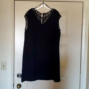 City Chic Black shift dress